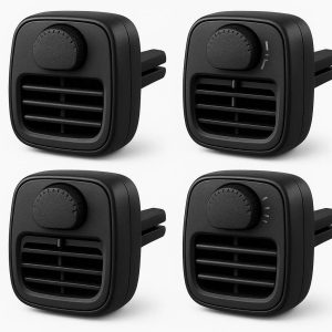 Clip On Car Vent Air Freshener Adjustable Fragrance Intensity Pack of 4